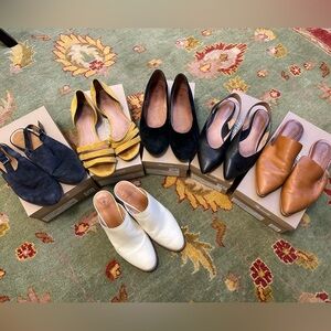 Madewell Shoe Bundle (6 PAIRS!)